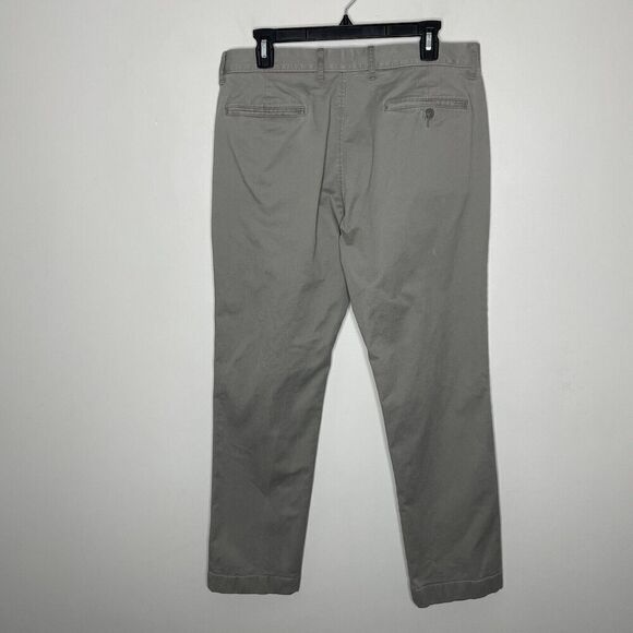 J.CREW Pants Mens 33 x 29 Gray 770 Straight Fit Chinos Stretch AR886 - Picture 5 of 12
